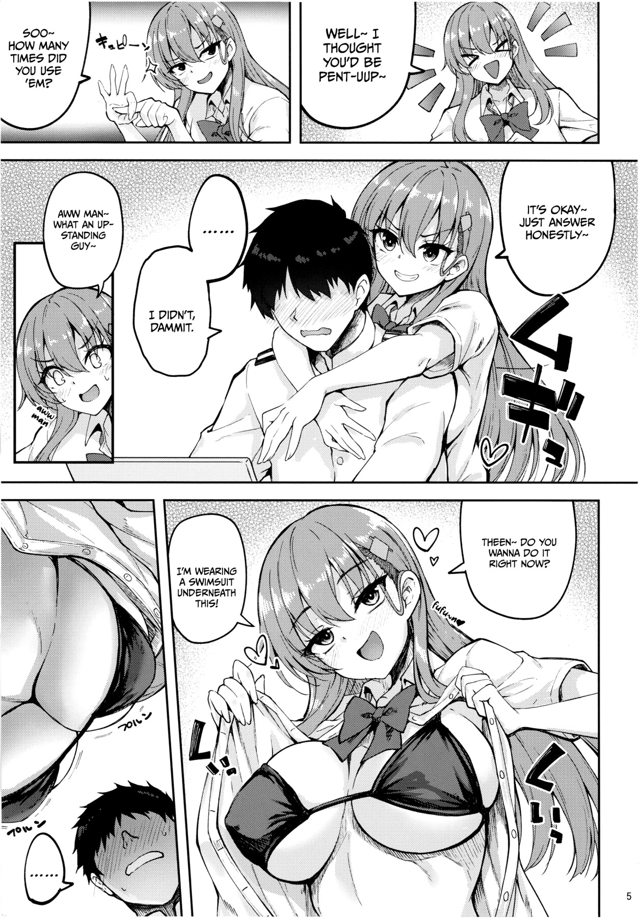 Hentai Manga Comic-Suzuya And The Admiral's Opposite Summer Vacation-Read-4